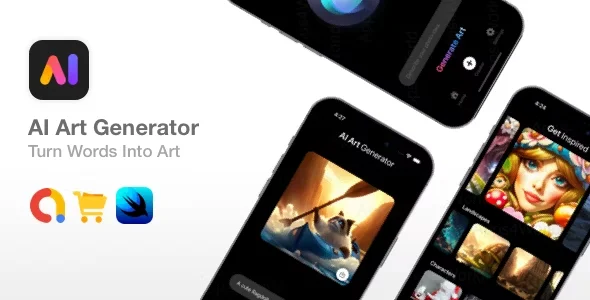 AI Art Generator - SwiftUI Art Generator Source Code