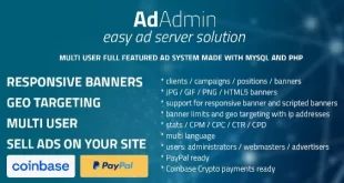 AdAdmin - Easy full featured ad server