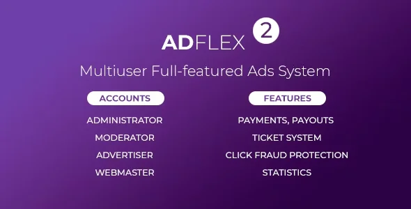 AdFlex - Multi User Full-featured Ads System