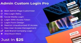 Admin Custom Login Pro v6.4 – WordPress Plugin