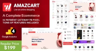 AmazCart - Laravel Ecommerce System CMS