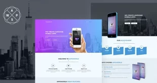 AppsWorld v1.1.0 – App Landing Page HTML5 Template Free