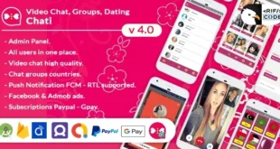 Chati - Android Dating App, Video Calling, Chat Rooms Groups, Matching, Meeting