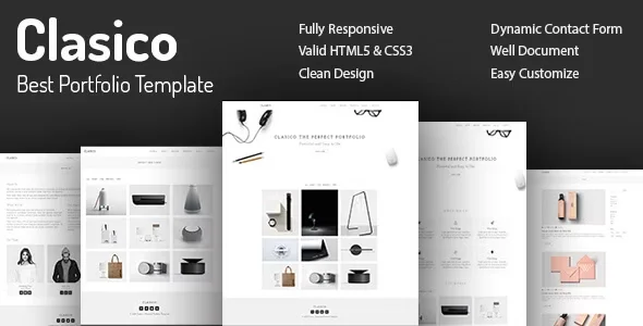 Clasico - Minimal Portfolio HTML5 Template