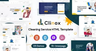 Clinox - Cleaning Services HTML Template