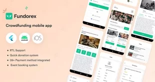 Crowdfunding Platform Flutter Mobile App - Fundorex