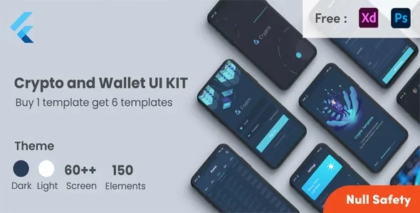 Crypto App Flutter Wallet and Crypto UI KIT Template in Flutter Cryptocurrency App Source