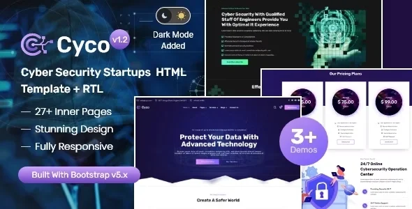 Cyco - Cyber & Online Security Providers HTML Template