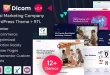 Dicom - IT Startup & SEO Marketing Services WordPress Theme