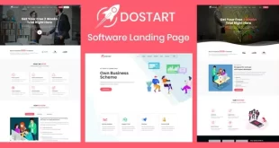 Dostart v1.6 – Startup Landing Page HTML Template Free