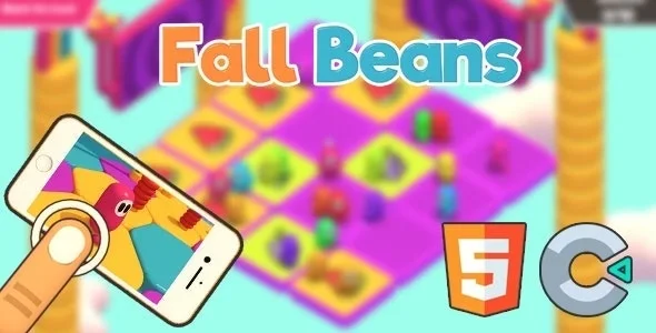 Fall Beans – HTML5 Game – Construct 3 Source Code