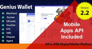Genius Wallet - Advanced Wallet CMS with Payment Gateway API