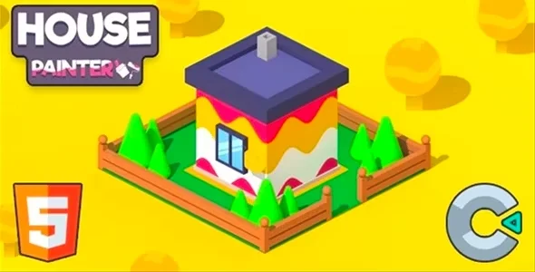 House Painter – (HTML5 Game – Construct 3) Source Code