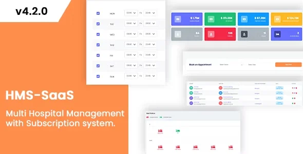 InfyHMS-Saas v1.1.0 – Laravel Multi Hospital Management System