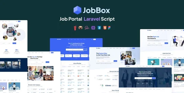 JobBox - Laravel Job Portal Multilingual System