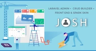 Josh - Laravel Admin Template + Front End + CRUD