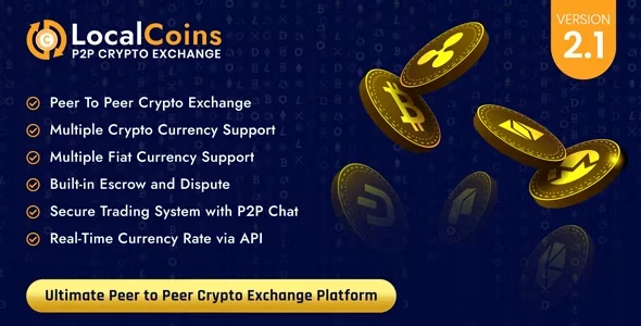 LocalCoins - Ultimate Peer to Peer Crypto Exchange Platform