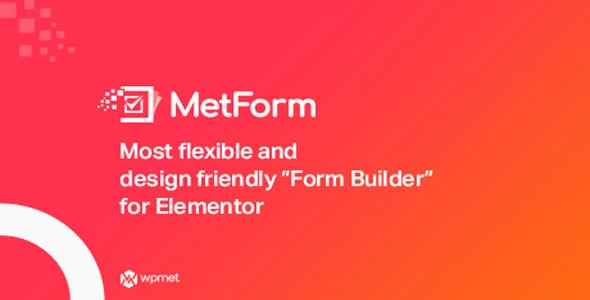 MetForm Pro v3.0.0 – Advanced Elementor Form Builder Plugin