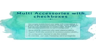 Multi Accessories with Checkboxes Module v2.1.1 – for PrestaShop