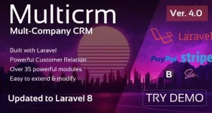 Multicrm v4.0 – Multipurpose Laravel CRM PHP Script