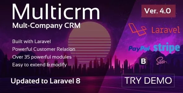 Multicrm v4.0 – Multipurpose Laravel CRM PHP Script