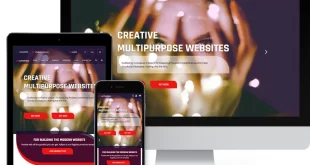 Multipurpose Fully Responsive Website HTML Free Template with CTA