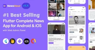 News Hour - Flutter News App for Android & iOS with Admin Panel