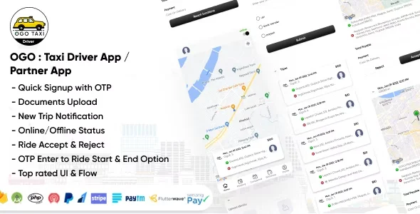 OGO : Taxi Driver App / Partner App