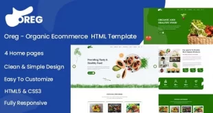 Oreg - Organic Shop HTML Template