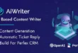 Perfex AiWriter - Content Generator And Automatic Ticket Reply Module