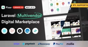 Pixer - React Laravel Ecommerce Multivendor Digital Marketplace