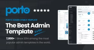 Porto Admin v4.0.0 – Responsive HTML5 Template