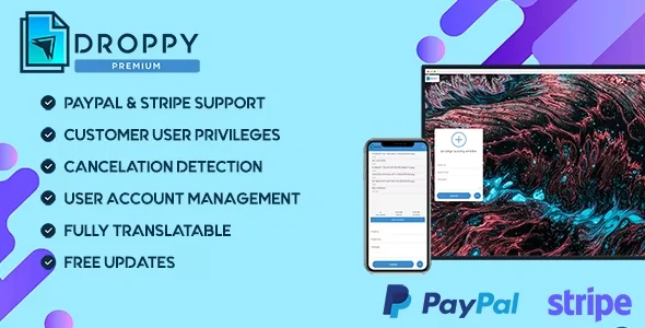 Premium subscription - Droppy online file transfer and sharing