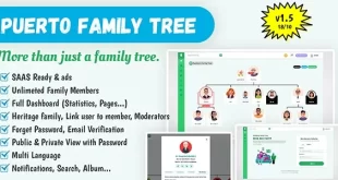 Puerto Family Tree Builder SAAS