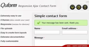 Quform - Responsive Ajax Contact Form