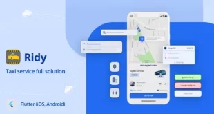 Ridy Flutter - Full Taxi solution