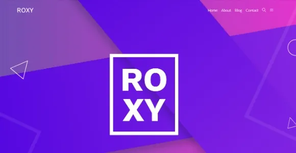 Roxy v1.0 – Multi-Purpose Modern Website HTML