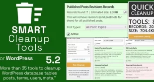 Smart Cleanup Tools - Plugin for WordPress