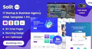 Solit v1.2 – IT Startup & Business Agency Template Free