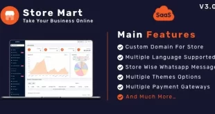 StoreMart SaaS - Online Product Selling SaaS Business Website Builder