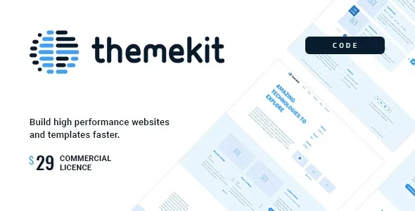 Themekit Code - Wireframe HTML Framework