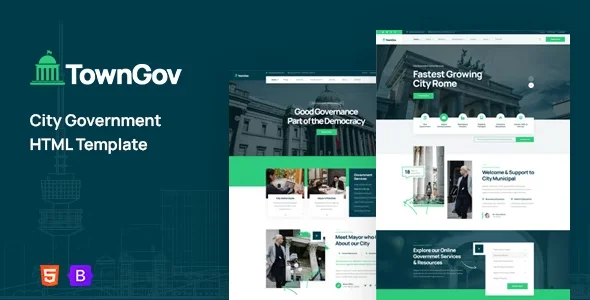 Towngov - City Government HTML Template