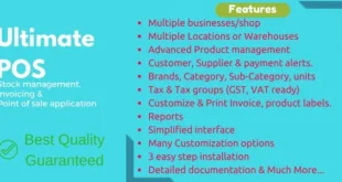 Ultimate POS - Best ERP, Stock Management, Point of Sale & Invoicing application