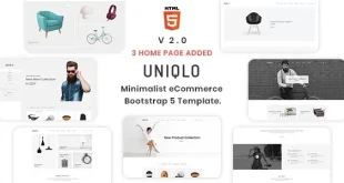 Uniqlo - Minimal HTML Template