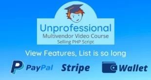 Unprofessional v1.0 – Multivendor Video Course Script Free