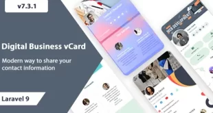 VCard SaaS - Digital Business Card Builder SaaS - Laravel VCard Saas