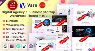 Varn v2.4 – Elementor IT & SEO Agency WordPress Theme Free