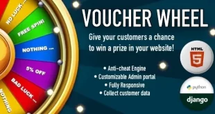 Voucher Wheel - Engage and give prizes to your customers