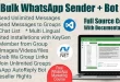 WaSender Bulk WhatsApp Sender + Group Sender + WhatsApp Auto Reply Bot
