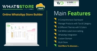 WhatsStore SaaS - Online WhatsApp Store Builder